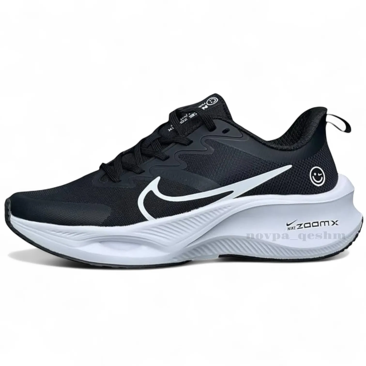 کتونی نایک زوم ایکس طرح لبخند مشکی، سفید ویتنام Nike Zoom X