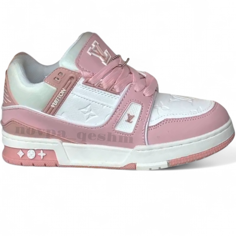 کتونی لویی ویتون ترینر LOUIS VUITTON TRAINER صورتی