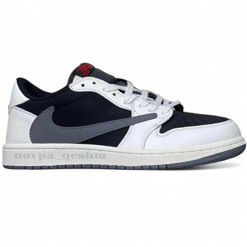 کتونی نایک ایر جردن تراویس اسکات Nike Air Jordan Travis Scott طوسی سفید