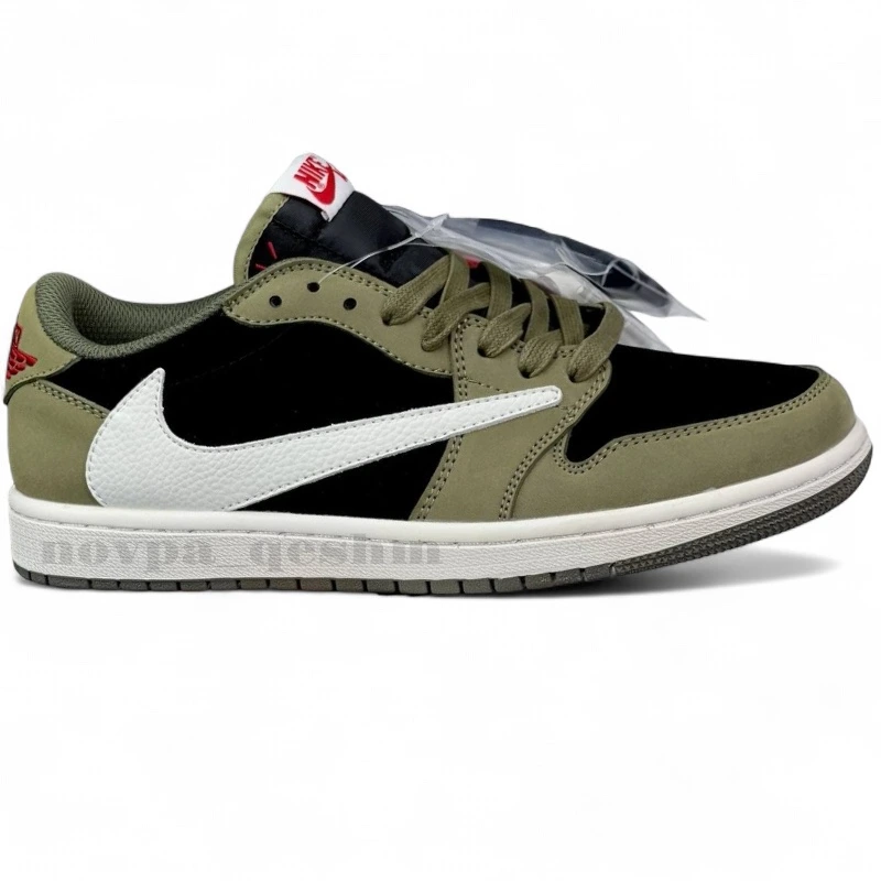 کتونی نایک ایر جردن تراویس اسکات Nike Air Jordan Travis Scott سفید سبز