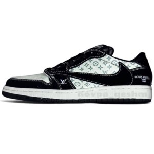 نایک ایر جردن وان لو تراویس اسکات لویی ویتون NIKE AIR JORDAN 1 LOW TRAVIS SCOTT X LOUIS VUITTON
