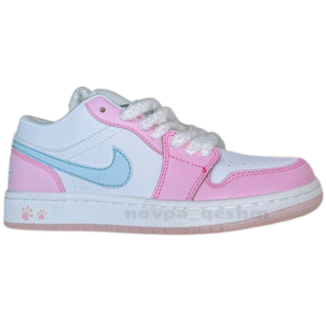 کفش کتونی نایک ایر جردن 1 پنجه گربه ای Nike Air Jordan 1 Low SE Paw Print صورتی