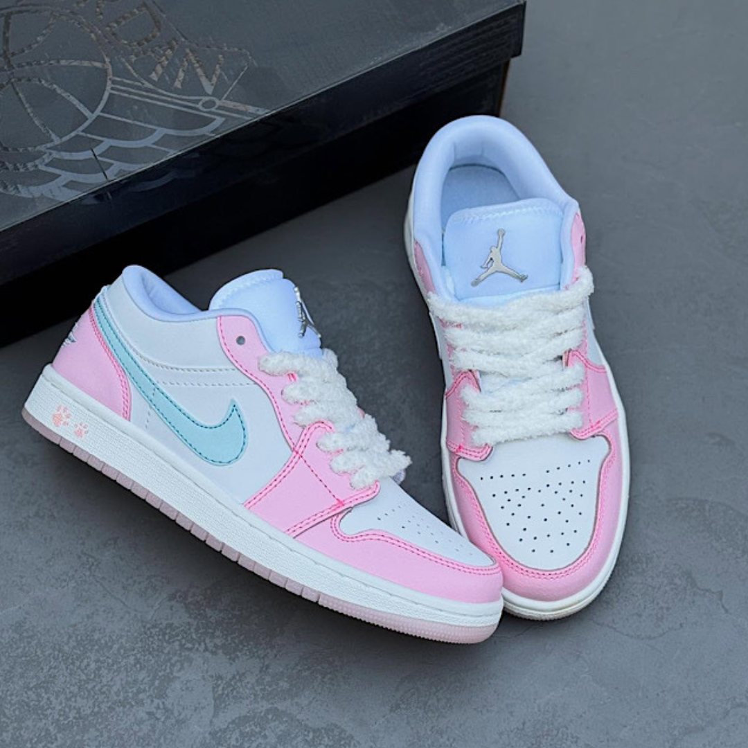 کفش کتونی نایک ایر جردن 1 پنجه گربه ای Nike Air Jordan 1 Low SE Paw Print