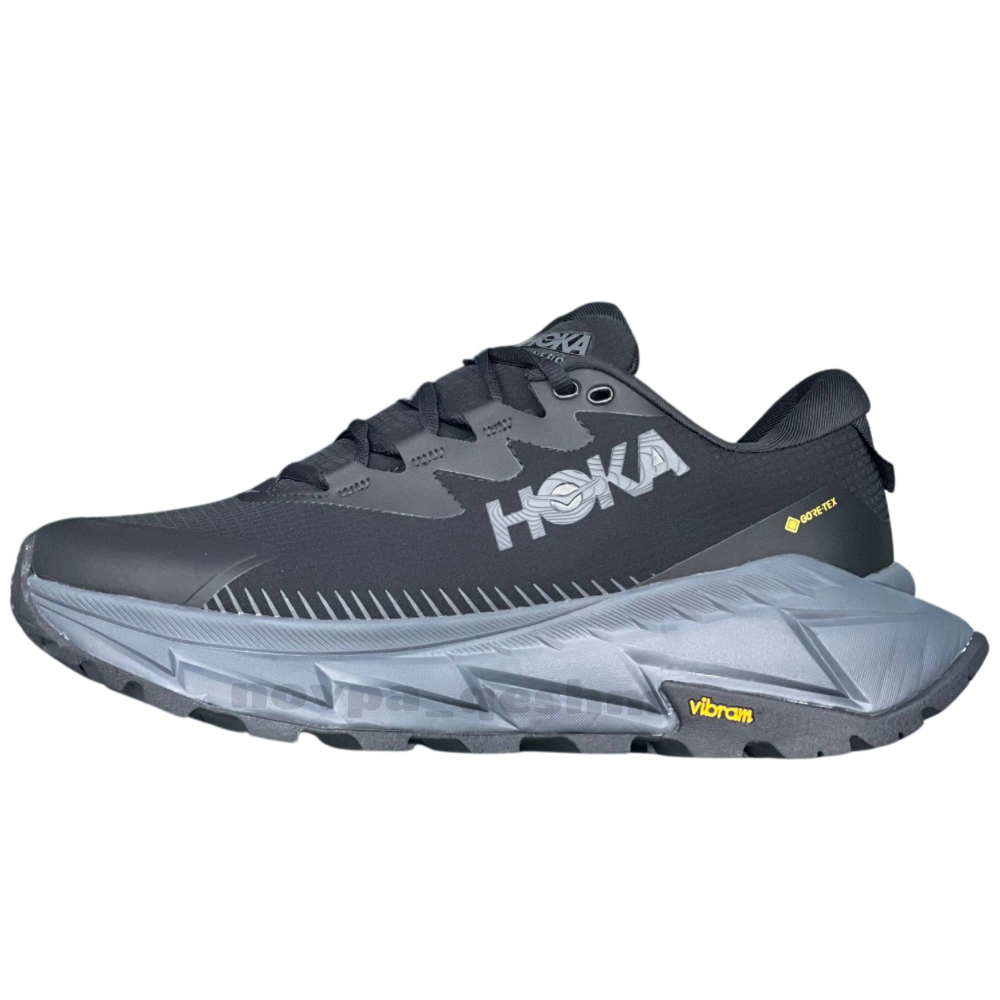 کفش کتونی مردانه هوکا اسکای لاین فلوت گورتکس ضدآب | HOKA Skyline-Float X Gore-Tex مشکی طوسی