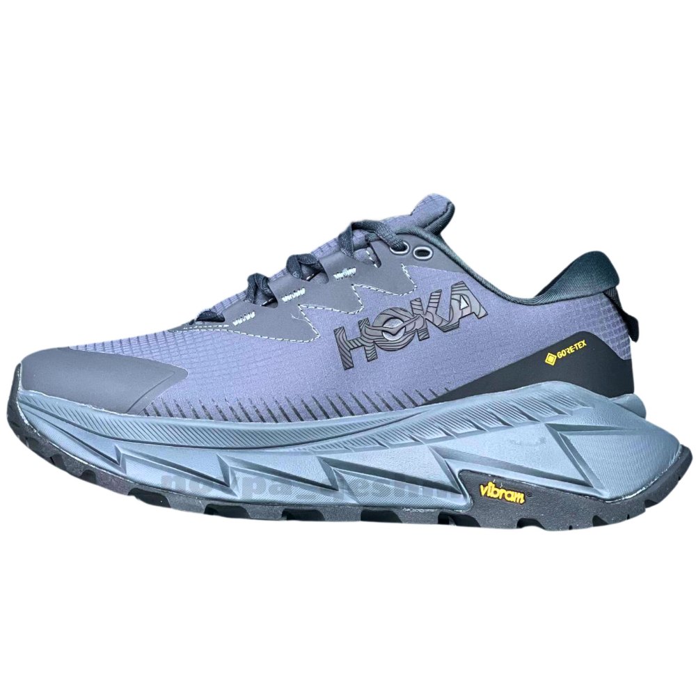 کفش کتونی مردانه هوکا اسکای لاین فلوت گورتکس ضدآب | HOKA Skyline-Float X Gore-Tex طوسی
