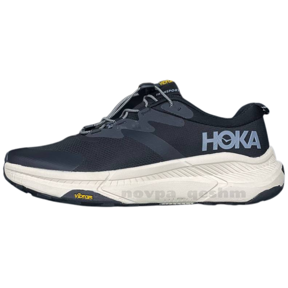 کفش کتونی هوکا ترنسپورت زیره ویبرام با رویه گورتکس ضدآب | HOKA Transport GORE-TEX مشکی