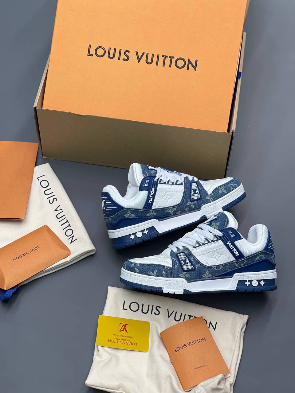 کفش کتونی لویی ویتون ترینر سوپر فول مستر LOUIS VUITTON TRAINER