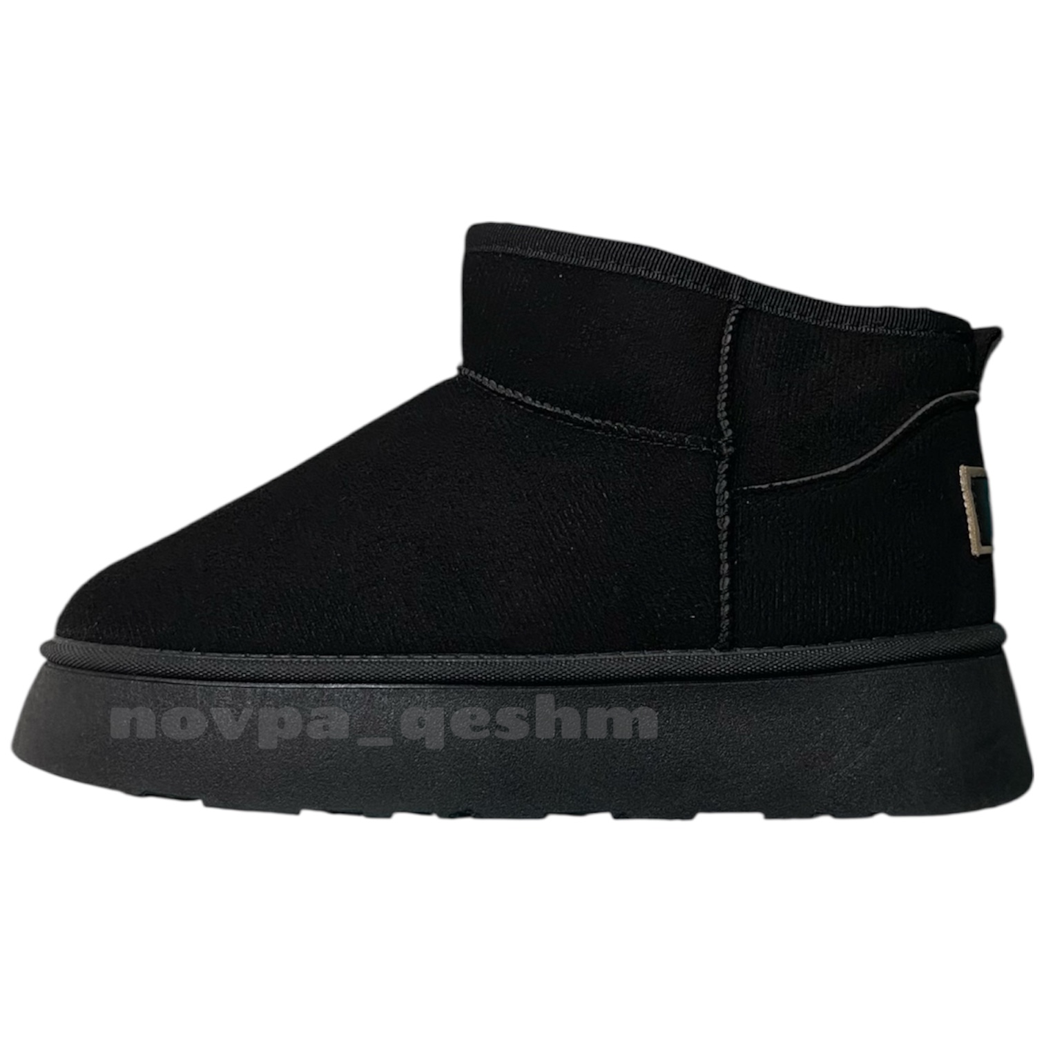 آگ خزدار ساق بلند Women's Ankle Ugg مشکی