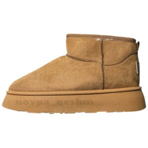 آگ خزدار ساق بلند Women's Ankle Ugg قهوه ای