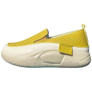 کفش صندل طبی زنانه لژدار Women's Platform sneakers زرد