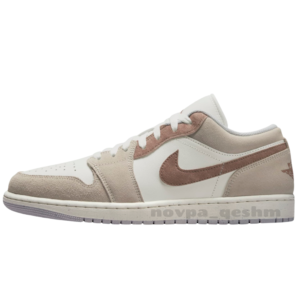 کفش کتونی نایک ایر جردن 1 لو کرم قهوه ای Nike Air Jordan 1 Low SE Legend Light Brown
