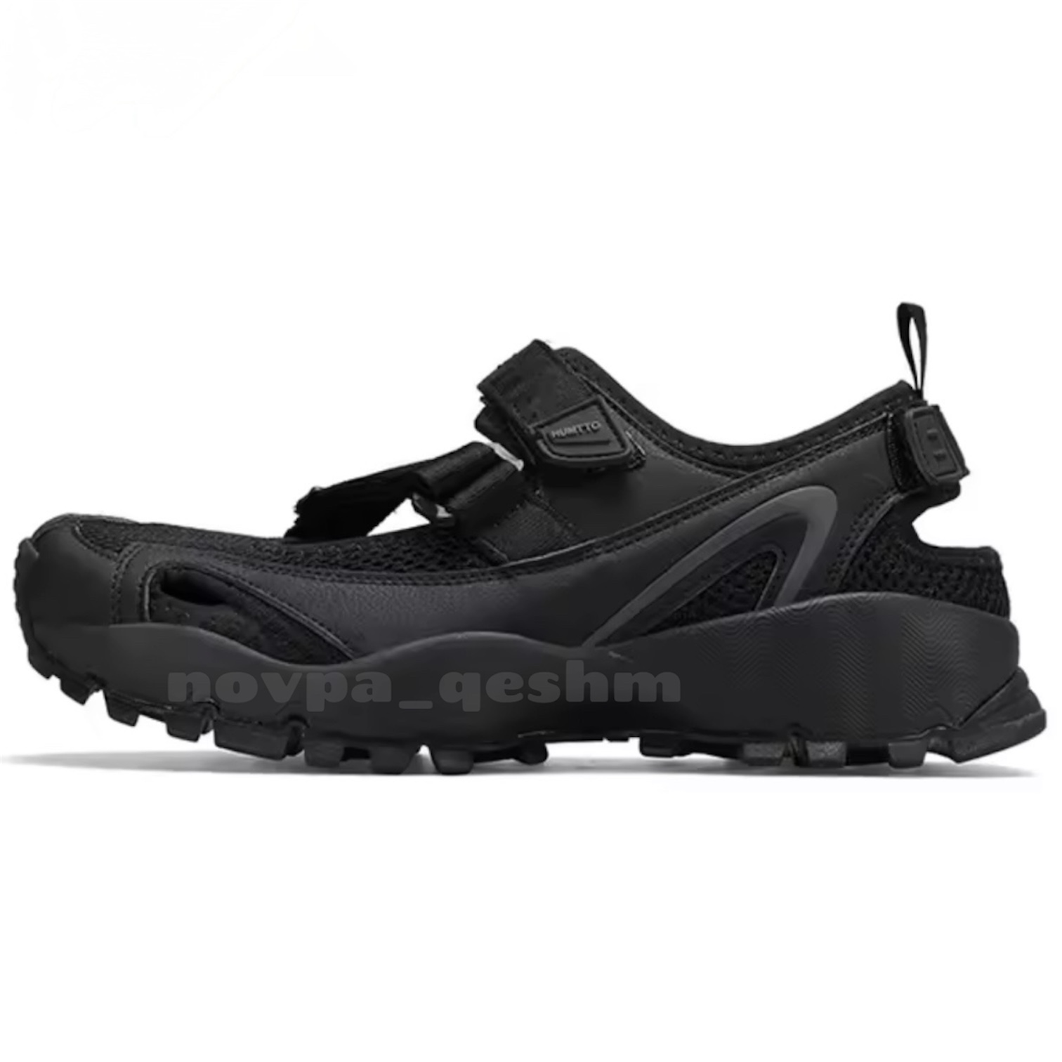 کفش صندل چسبی طبیعت گردی زنانه هامتو Humtto women's sandal تمام مشکی