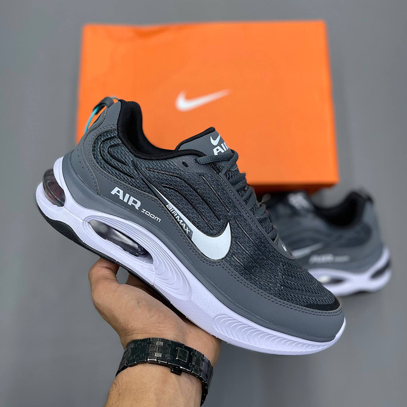 کفش کتونی نایک ایرمکس ایر زوم Nike Air Max Air Zoom طوسی