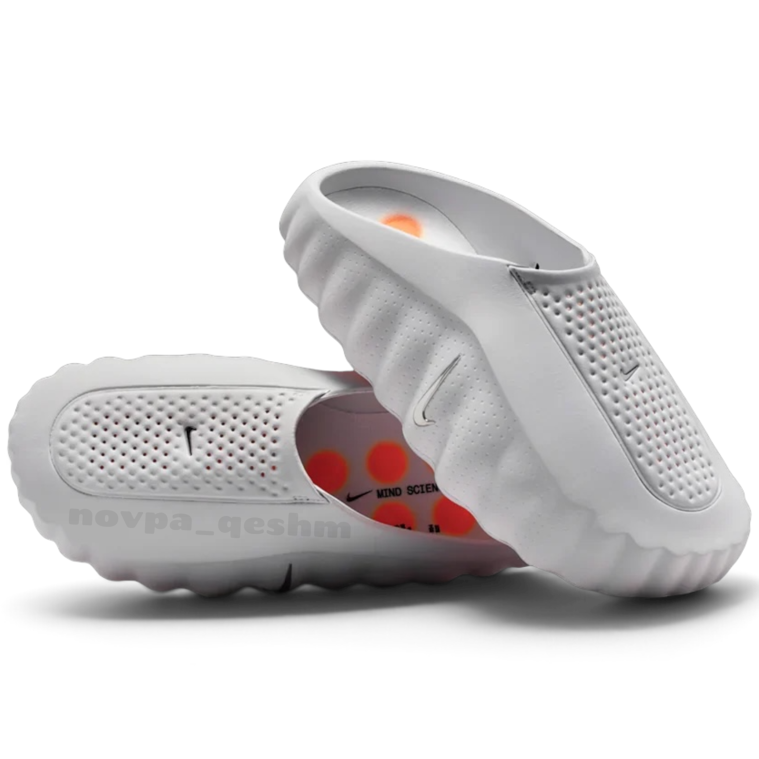 اسلیپر کراکس نایک مایند رویه کتون Nike Mind 001 Mule new Summer men's Massage Slippers Crocs طوسی