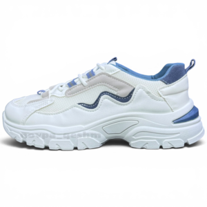 کتونی اسپرت لژدار طبی زنانه مدل ریوا کفش فانتزی راحتی womens platform sneakers آبی