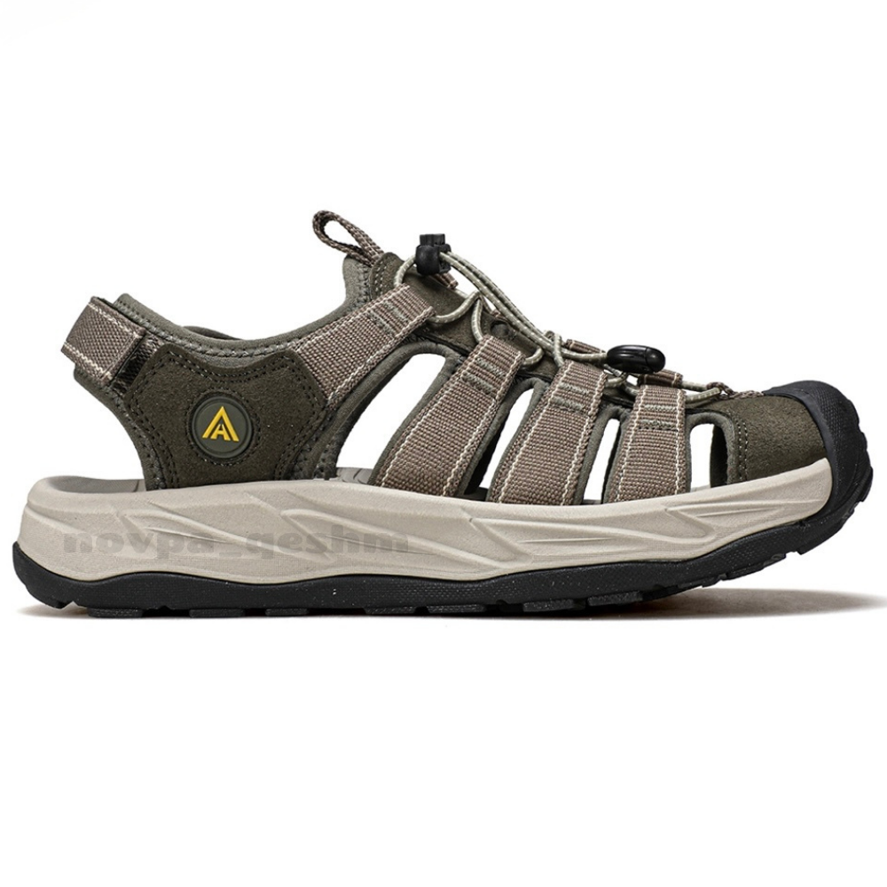 کفش صندل لژدار طبی پیاده روی مردانه هامتو Humtto Men's Sandal قهوه ای