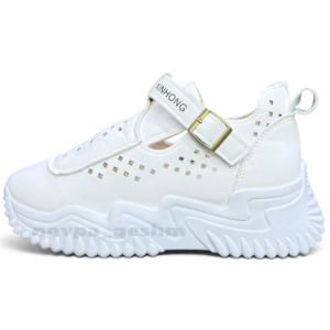 کفش کتونی لژمخفی لژدار زنانه Women's Hidden Wedge Platform Sneakers سفید
