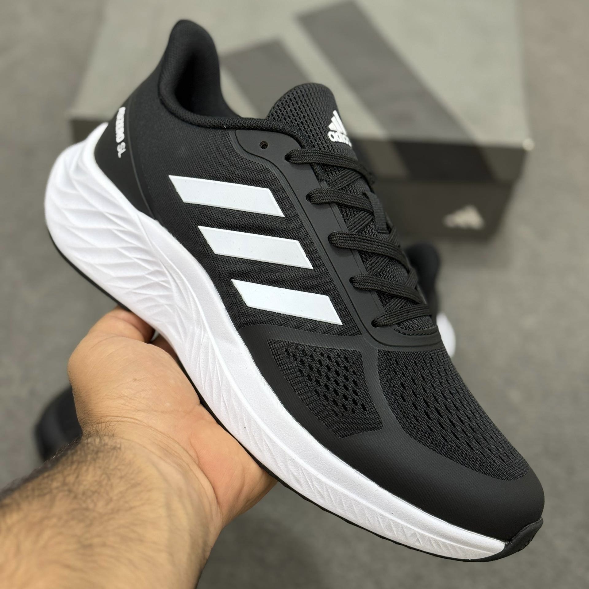 کفش کتونی مردانه آدیداس آدیزیرو اس ال Adidas Adizero SL Running Shoes مشکی