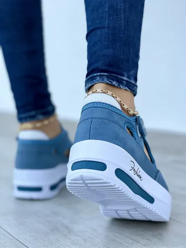 صندل لژدار زنانه Fashion Sandal Platform آبی