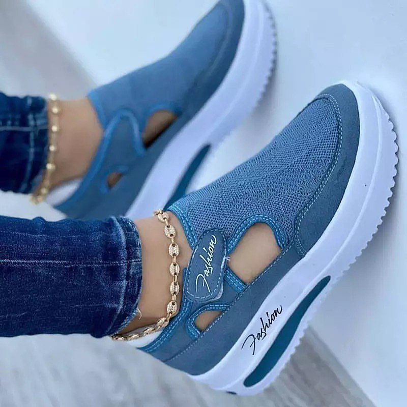 صندل لژدار زنانه Fashion Sandal Platform آبی