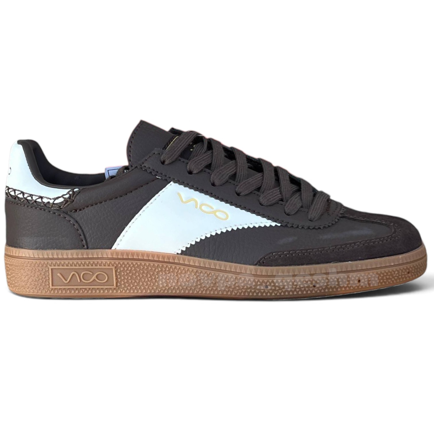 کتونی ونس زنانه رترو ویکو Women's Vans Vico قهوه ای سفید