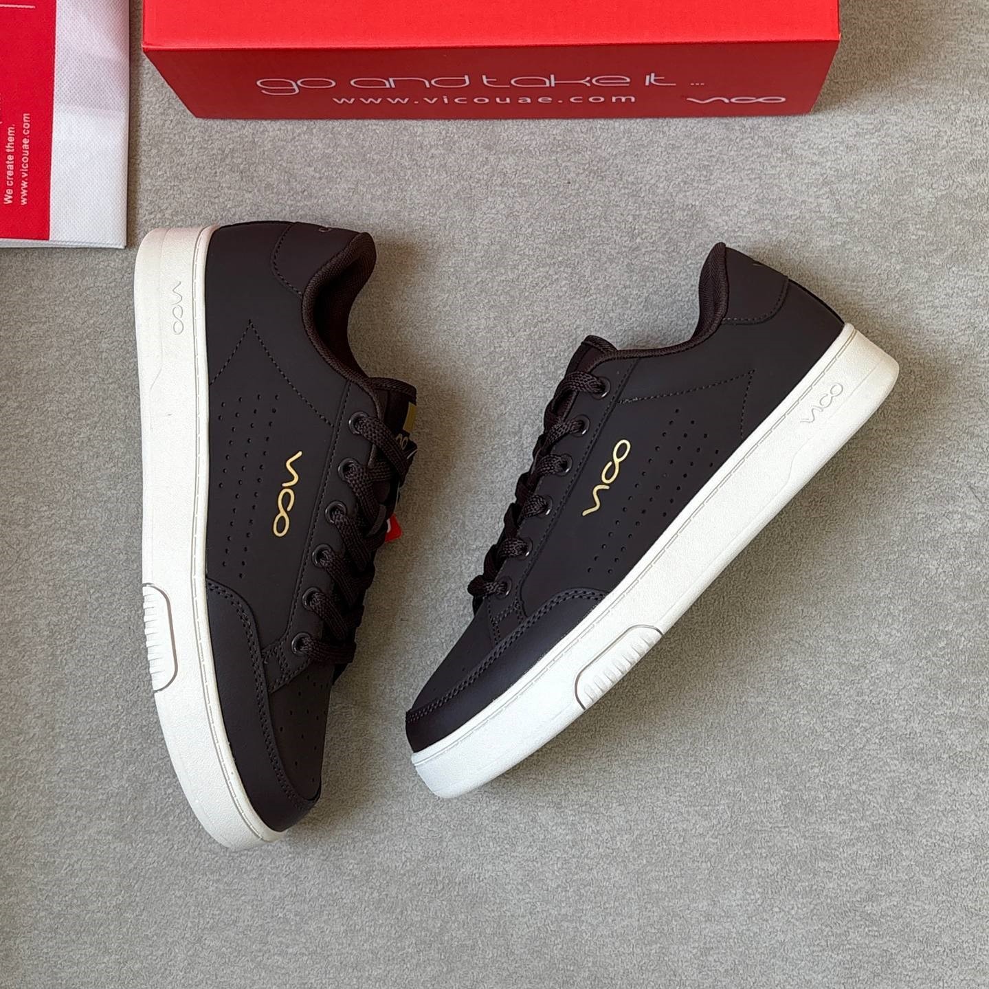 کتونی ونس زنانه و مردانه ویکو Vans Vico قهوه ای