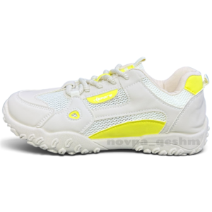 کفش کتونی زنانه تابستانه تنفس پذیر Women's Platform Breathable Shoes کرم زرد