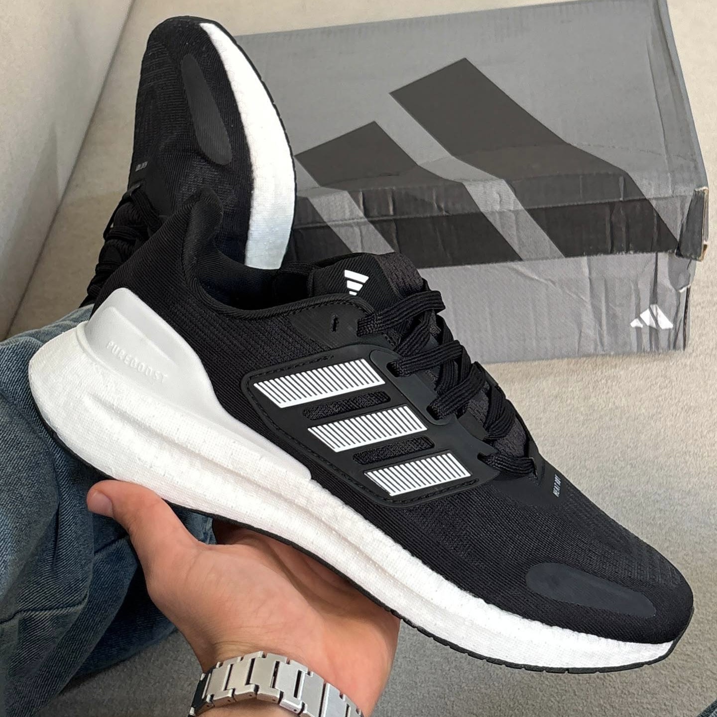 کفش کتونی زنانه و مردانه آدیداس پیور بوست 23 Adidas Pureboost مشکی