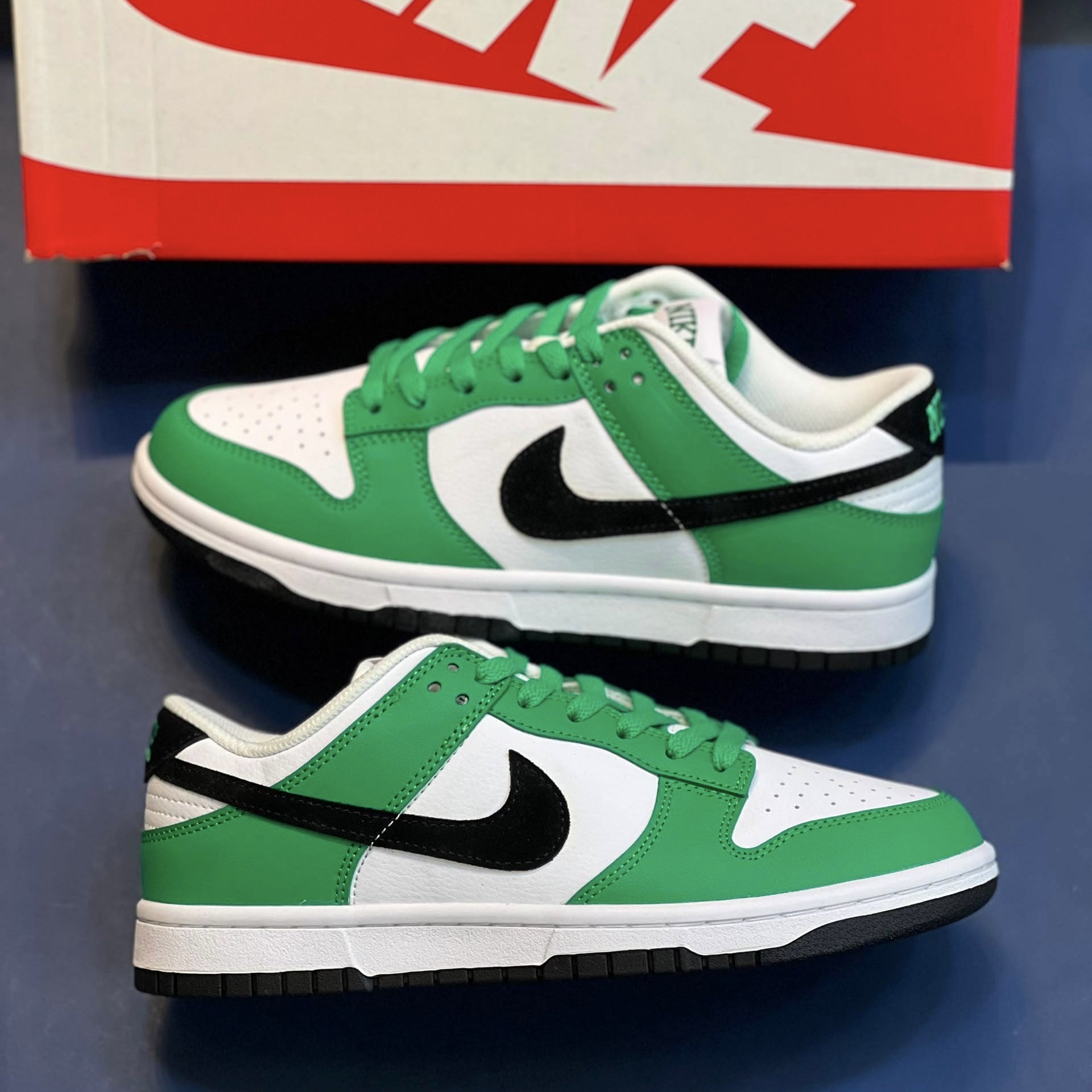 کفش کتونی زنانه و مردانه نایک دانک لو سلتیک Nike Dunk Low Celtics سبز