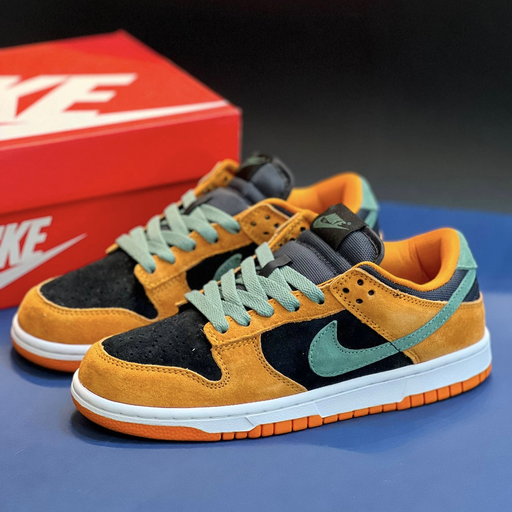 کفش کتونی زنانه نایک دانک لو اس پی سرامیک Nike Dunk Low SP Ceramic نارنجی سبز