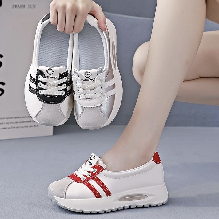 کفش کتونی فانتزی زنانه لژدار عروسکی Women's Platform sneakers