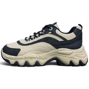 کفش کتونی فانتزی زنانه لژدار مدل پاندا Women's Platform sneakers مشکی