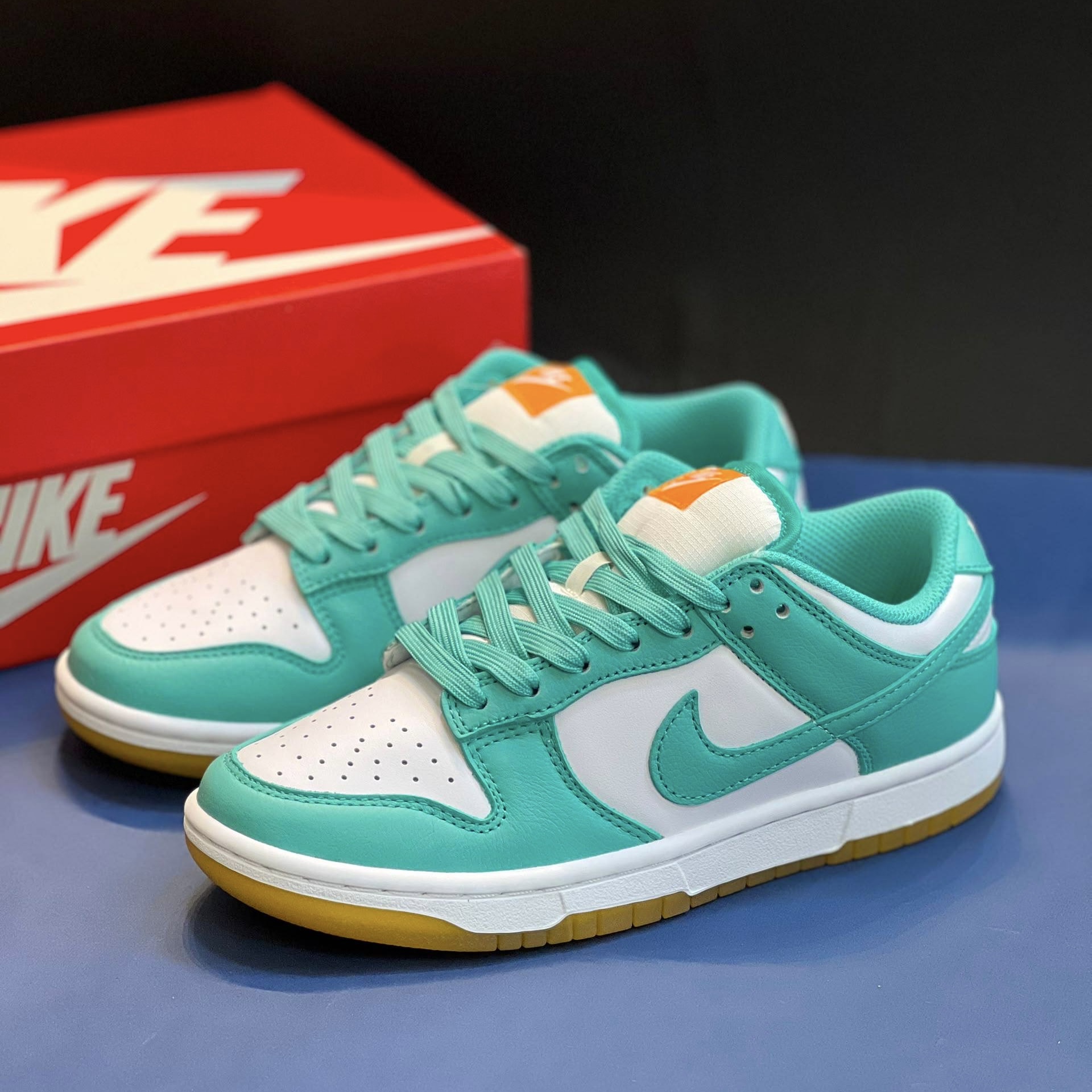 کفش کتونی مردانه نایک دانک لو تیل زیل Nike Dunk Low Teal Zeal سبز