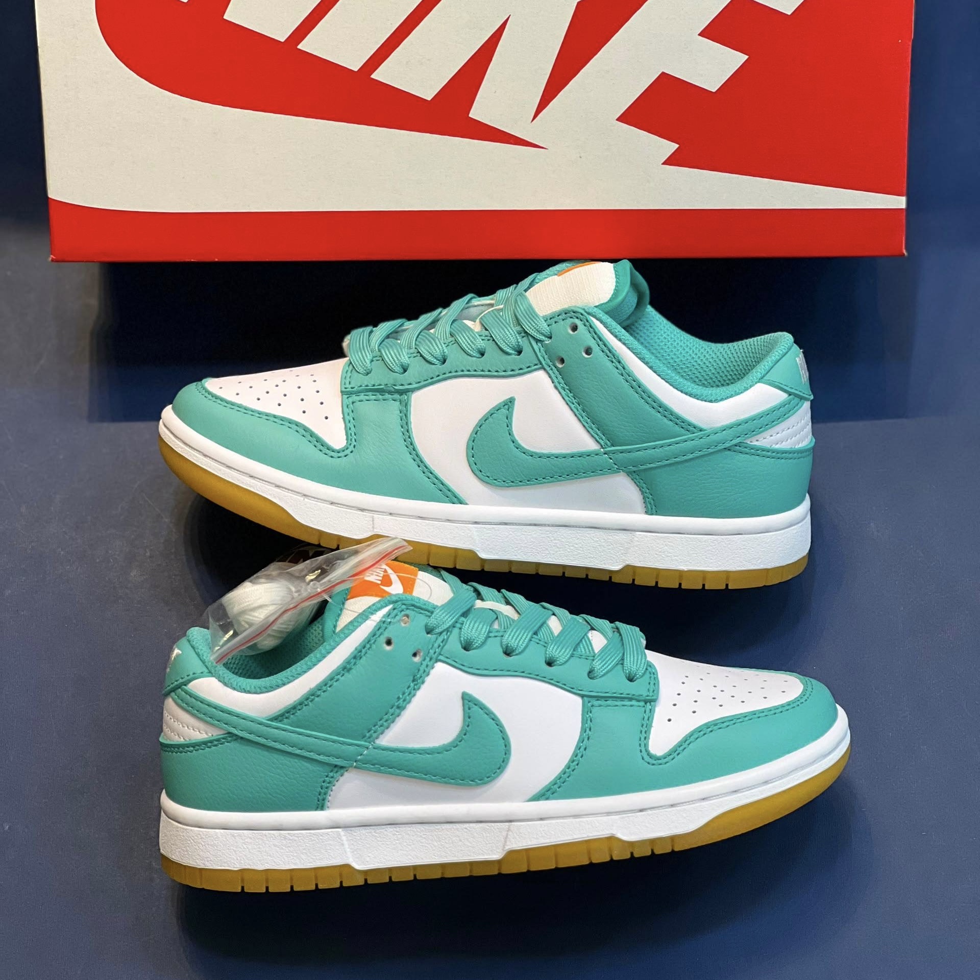 کفش کتونی مردانه نایک دانک لو تیل زیل Nike Dunk Low Teal Zeal سبز