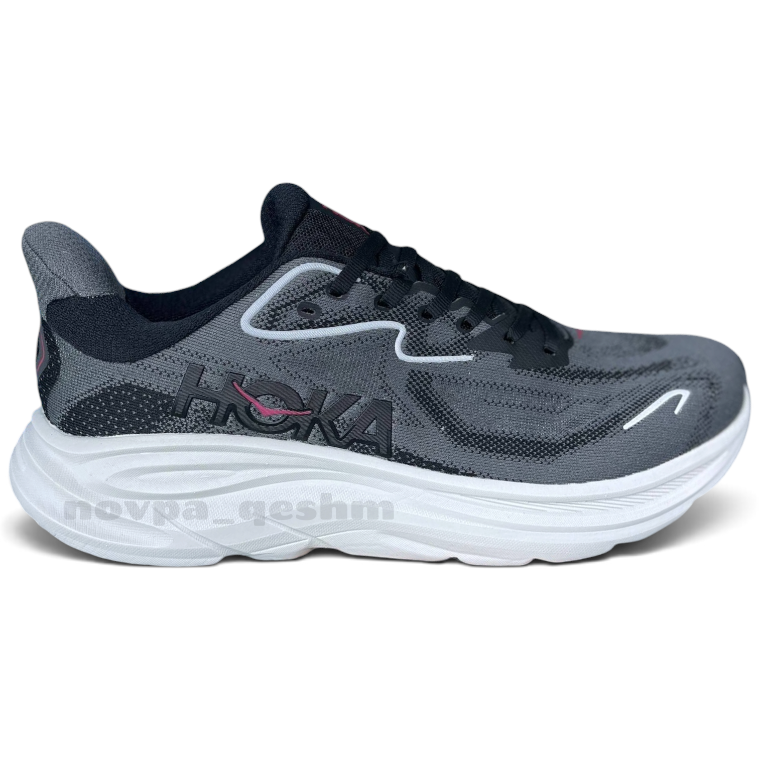 کفش کتونی مردانه هوکا کلیفتون 10 Hoka Clifton 10 Running Shoes طوسی مشکی