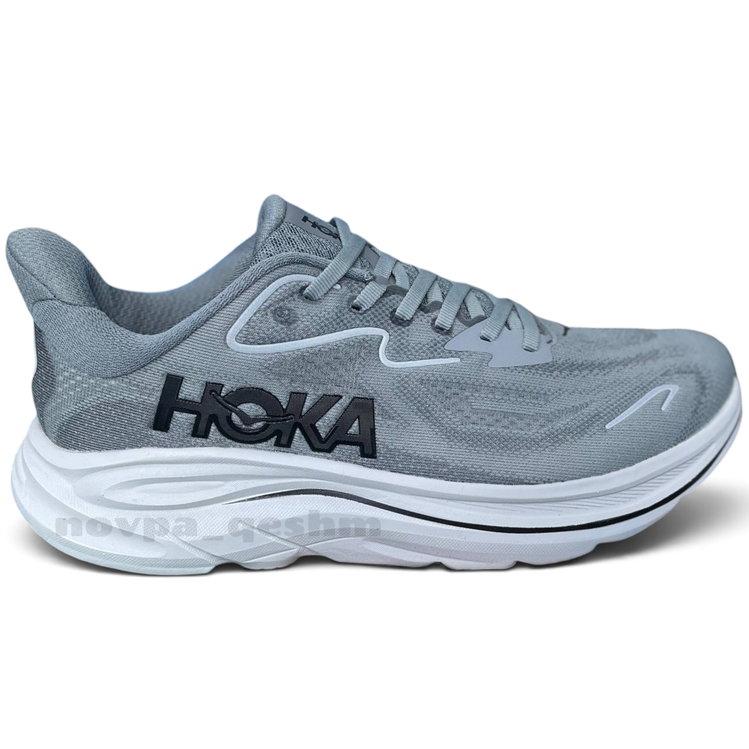 کفش کتونی مردانه هوکا کلیفتون 10 Hoka Clifton 10 Running Shoes طوسی