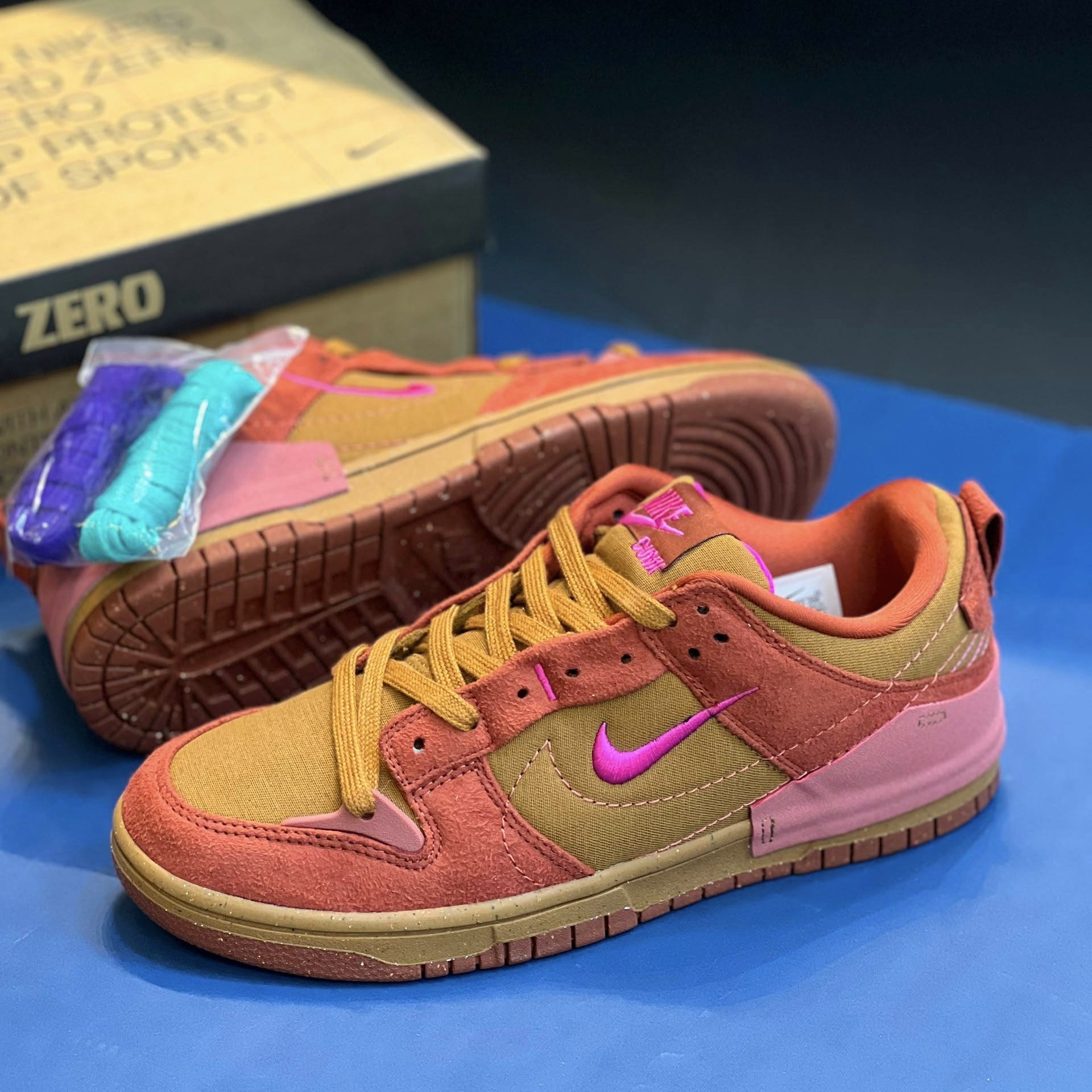 کفش کتونی مردانه نایک دانک لو دیسراپت جیر Nike Dunk Low Disrupt 2 نارنجی