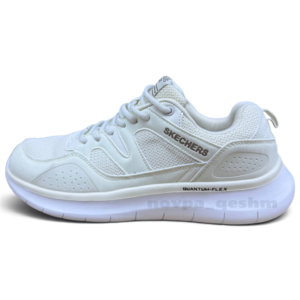 کفش کتونی زنانه و مردانه اسکیچرز کوانتوم فلکس Skechers Quantum Flex شیری