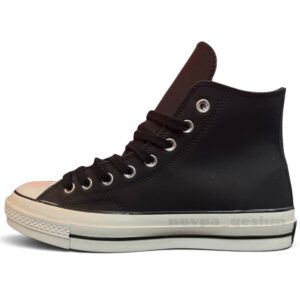 کفش کتونی مردانه کانورس آل استار ساق‌دار چرمی Converse Chuck Taylor All Star مشکی