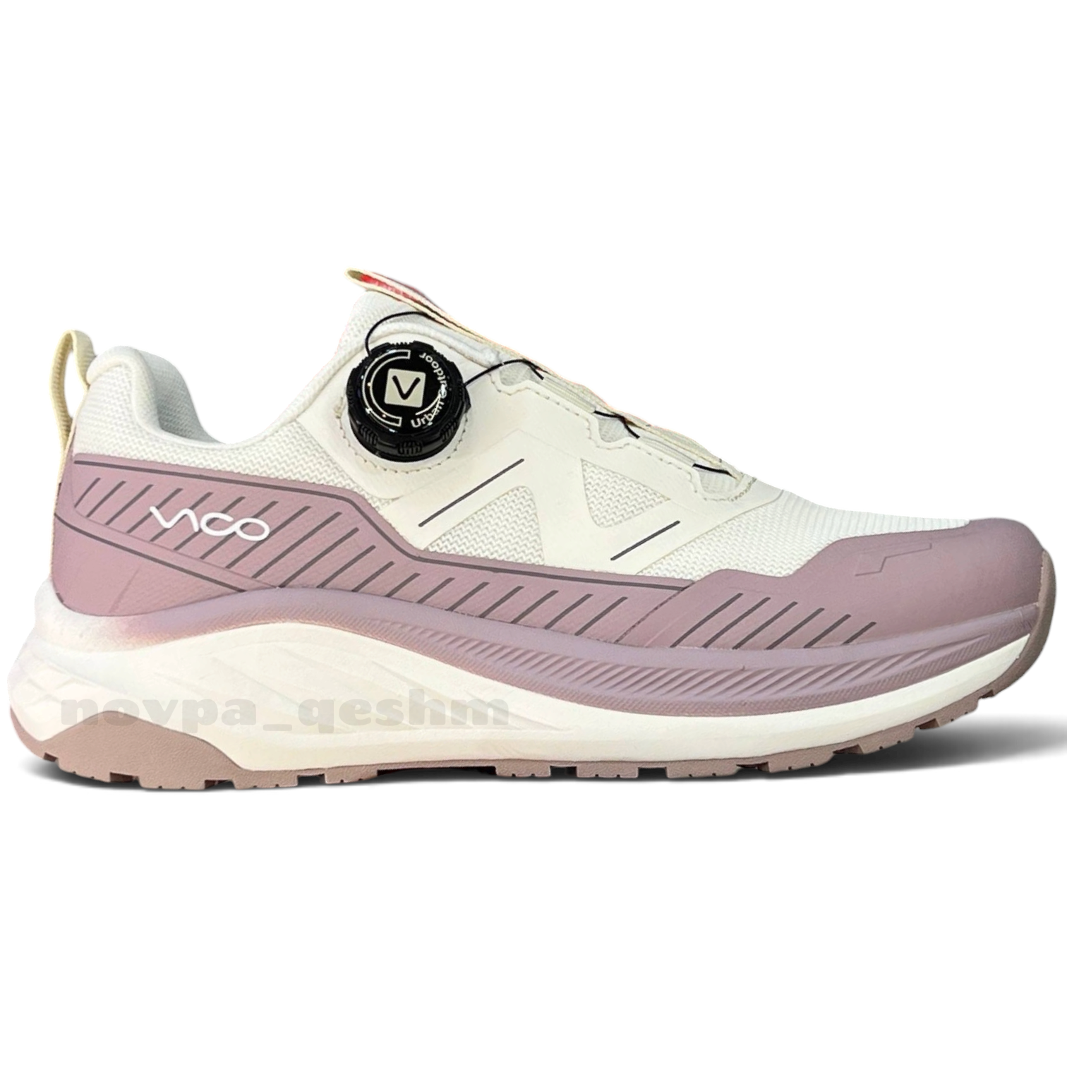 کفش کتونی روزمرگی و طبیعت گردی دیسکی (بند پیچی) زنانه ویکو Vico Women's Trekking Shoes کرم بنفش