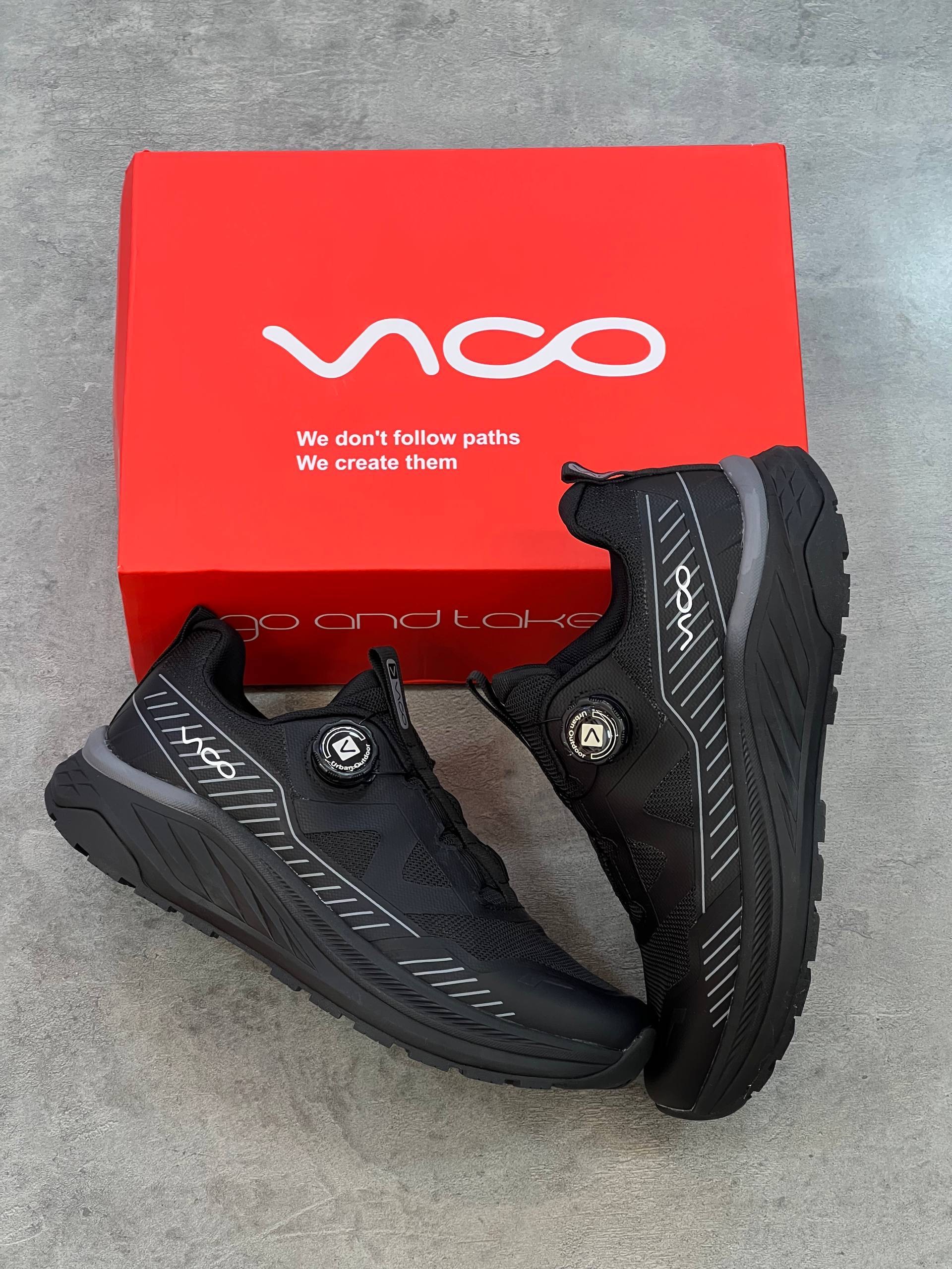 کفش کتونی روزمرگی و طبیعت گردی دیسکی (بند پیچی) مردانه ویکو Vico Men's Trekking Shoes مشکی