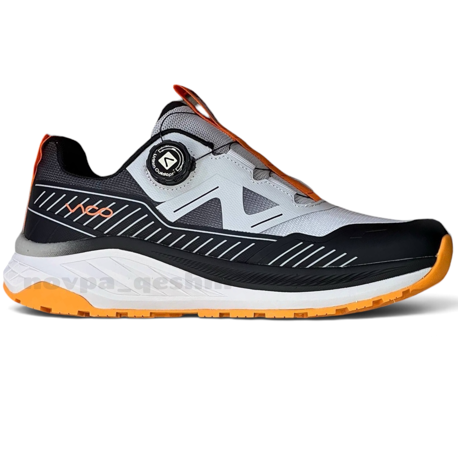 کفش کتونی روزمرگی و طبیعت گردی دیسکی (بند پیچی) مردانه ویکو Vico Men's Trekking Shoes مشکی نارنجی
